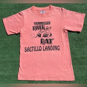 VTG 90’s Tennessee River Rat Single Stitch T-shirt Women’s Sz XS USA Made